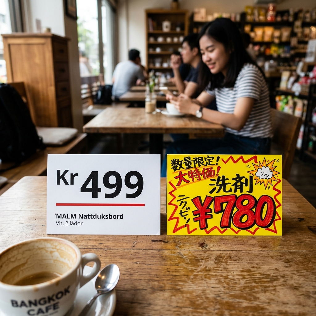 เปรียบเทียบป้ายราคาสไตล์ IKEA และ DON DON DONKI ที่ออกแบบมาต่างกันสุดขั้วแต่ทรงพลัง